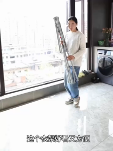 Foldable Clothes Drying Rack Laundry Rack Portable Space Saving Clothes Dryer for Balcony