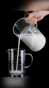 JeDa ถ้วยตวงเบเกอรี่ครัว ถ้วยตวงแก้ว ทนความร้อน บีกเกอร์ความจุขนาดใหญ่ glass