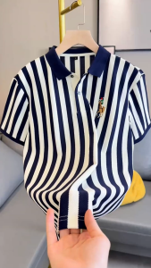 kemeja pria lengan pendek Baju Polo baju kerah pria polo shirt pria kaos berkerah pria premium kaos polo garis