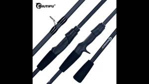 BIUTIFU Baitcasting Spinning Travel Mini Goods Fishing Carbon Rod Casting Weight 5-30g Fast Ultralight Lure Trout Phishger Pole