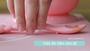 Thìa Ăn Dặm Silicon Marcus & Marcus Cho Bé Từ 6 Tháng