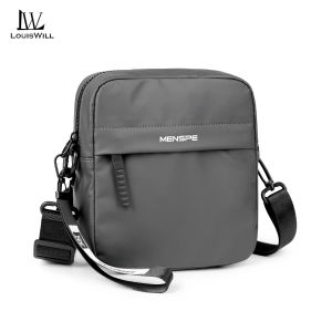 LouisWill Sling Bag for Men Waterproof Shoulder Bag for Mens Waterproof Messenger Bag Commuter Bag Business Bag Lightweight Casual Bag Fashion Leisure Sport Street Bag for College Student Mens Sling Bag