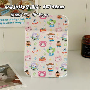 Cartoon Toy Story Folding Desktop Makeup Mirror Cute Home Use Student Bedroom Compact Vanity Mirror Portable Travel Size