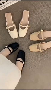 New Korean Fashion Flat Shoes for Women Baotou Womens Sandals