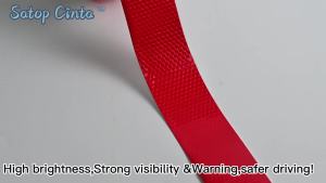5cm/10cm/20cm*5M Red Wateproof Reflective Adhesive Tapes Warning Caution Marking Strips Reflectors Stickers For Motorcycle Truck