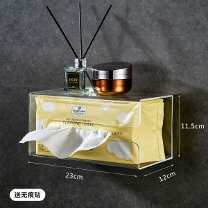 Large Size Wall Mounted Washcloth Storage Box Bathroom Organizer Black Magic Grape Cotton Soft Towel Storage Box for Everyone