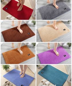 Lucky Fashion Absorbent Door Mat & Non-Slip Kitchen Bathroom Floor Mat