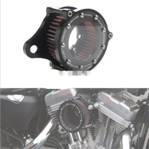 Bộ Lọc Không Khí Lưu Lượng Cao Cho Hệ Thống Nạp Khí Làm Sạch Tấm CNC Harley Davidson 883 Sportster 1200 - Phụ Kiện Xe Máy