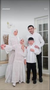 Aimee Label  - Sarimbit Keluarga ELVARA Set Family (Sage Green) Baju Muslim Couple 2026