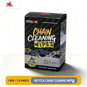 CYLION Chain Cleaning Wipes — Portable Bicycle & Motorcycle Chain Cleaner Single-Use No Water Needed Singapore Local inventory