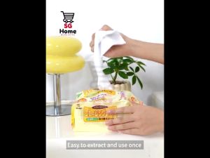 Disposable Floor Wipes Wet tissue floor wet wipes sheet Anti Bacterial | Super Wet Wipes 20 sheets l Dry Wipes 35