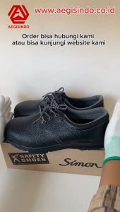 Sepatu Safety SIMON TS3011R Steel Toe Cap Safety Shoes Kulit Sapi