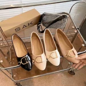 Korean Fashion Women Doll Shoes Office Flat Shoes Daily Loafer