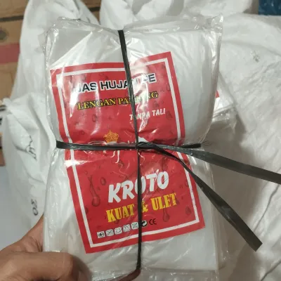 Jas Hujan Plastik Bening Model Ponco Tebal 12 Pcs