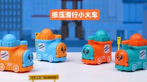Jackjacktoys Mainan Pullback Train Anak Bayi dan Balita Sensorik Motorik Anak Edukatif Happy Journey Pullback Train