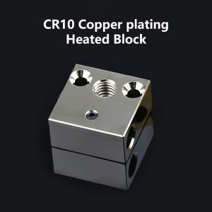 Khối Gia Nhiệt Bằng Đồng Mạ Cho Máy In 3D Ender 3 CR10/Ender 3 V2/Ender 5 J-Head Hotend Bằng Nhôm/đồng Thau