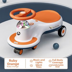 MLZH | Music Silent Wheels Sturdy Toddler Balance Bike