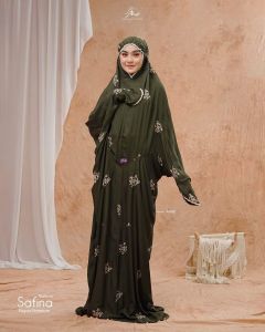 mukena rukuh perlengkapan peralatan alat sholat wanita dewasa lajuran bordir safina arrafi daily bordir renda rayon premium terbaru terlaris idul Fitri lebaran 2023 katun exclusive tidak kusut bahan adem cantik gratis ongkir bayar di tempat kekinian COD