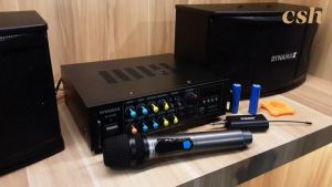 (MCMC) Dynamax U8091 UHF Wireless Single Handheld Vocal Dynamic Microphone Hand Mic Receiver GANTV