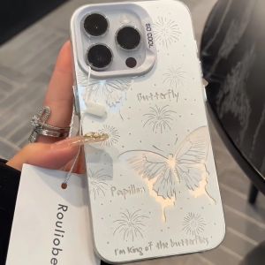 INS Cut Out Butterfly for Xiaomi Civi4pro Phone Case Redmi K70 New Arrival Note13pro Creative MI13/12/11/10S Internet Celebrity Female K60/K50/K40pro Classy Stylish