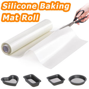 Large Silicone Baking Mat Roll Can Be Cut Reusable Oven Sheet Liners for Cookie Bread Non-stick Non Slip Dough Rolling Pastry