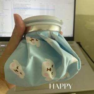 Adorable Mini Ice Bag Reusable Cold Hot Compress Bag for Therapy Travel Camping Hiking Outdoor Activities Printed Cotton