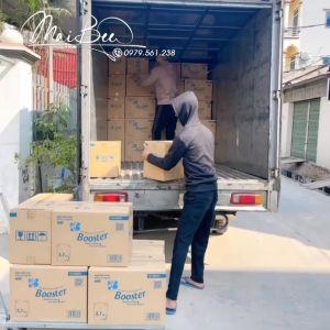 Thùng 4 túi Nước giặt bosster hương hoa thiên nhiên 15kg - HÀNG CHÍNH HÃNG