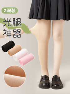 ถุงเท้าเต้นรำผ้าไหมสำหรับเด็กฤดูร้อน ถุงเท้าเนื้อบาง สีผิว ใส่ได้ทุกวัน ถุงเท้าสำหรับเด็ก ถุงเท้าเด็กผู้หญิง