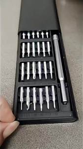 ItemMart Precision Screwdriver Set Magnetic Bit Precision Dismountable Mini Tool Case For Computer Repair