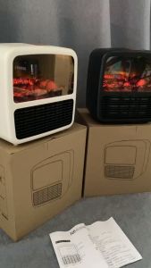 Máy sưởi Mini N6 công suất 1500w màn hình LED 3D hình ảnh lửa than củi