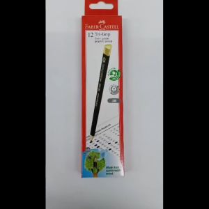 【1BOX=12PCS ! ! !】FABER CASTELL *ORIGINAL* Tri Grip 2B Pencil **1BOX=12PCS！！！** (PRICE FOR 1 BOX)