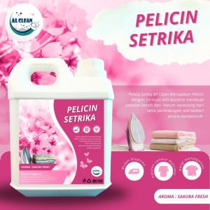 Parfum laundry AL CLEAN Pengharum Pewangi pelicin Plembut Setrika Pakaian Laundry 1 Liter