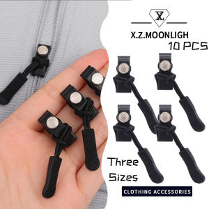 X.Z.MOONLIGH 6PCS Detachable Zipper Puller Tool-Free Replacement Zipper Multifunctional Clothing Replacement Zipper