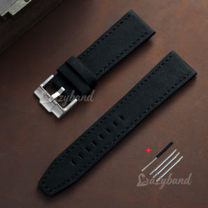 Matte Genuine Leather Watch Band Business 18mm 20mm22mm24mm Brown Black Universal Strap Replacement Wrist for Men Women Bracelet
