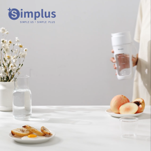 Simplus Juicer Wireless Portable Direct Drink Cup 400mL Capacity Multifunctional Blender 12-Blade Cutter Fruit and Vegetable Juicing