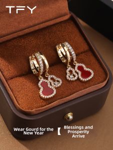 TFY | Luxury Chinese Style Red Earrings