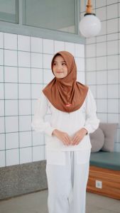 Jilbab Instan Sport Jersey Premium I Asna Kerudung Bergo Sport Olahraga Size S By Shamira