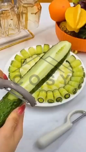 COSY Alat Pengupas Kulit Buah Sayur Pengupas Sayur Kentong Wortel Timun / Peeler Buah Sayur Setengah Lingkaran