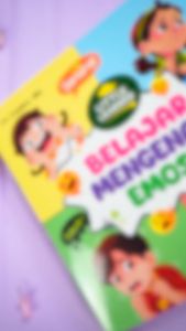 Buku Bacaan Belajar Mengenal Emosi Anak Usia Dini 2 Tahun Tk Sd