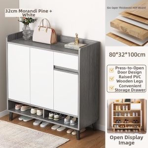 NIGESI | Economical Entryway Shoe Cabinet Indoor & Balcony Storage Organizer