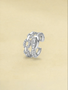 HEFANG Jewelry | Gift Double Layer Chain Earrings