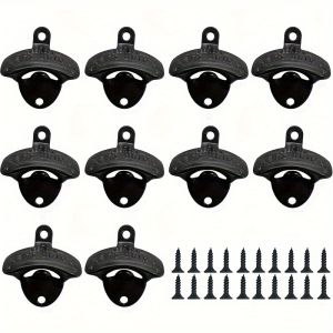 1/2/5/10pcs Vintage Bottle Opener Beer Day Retro Bottle Opener Wall Mounted for Pub BBQ DIY Solid Beer Opener Kitchen Gadgets