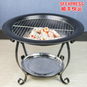 Indoor Winter Iron Stove Charcoal Grill Fire Pit Heating Home Use Carbon Fire Bowl Stand for Outdoor Camping Travel Supplies