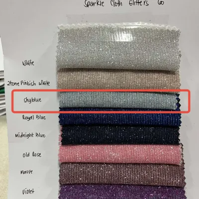 Sparkle Cloth with glitters (Per Yard)