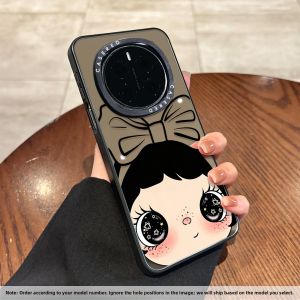 NAZHIMING | Mirror Big-Eye Design Luxury Korean Style Makeup Mirror Shockproof Phone Case