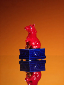 JINGDEZHEN | Success Symbolic Ceramic Horse Figurine