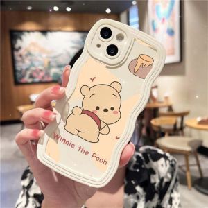 เคสกระแทกและเคสโทรศัพท์มือถือแบนิ่มนิด For iPhone 11 13 14 15 12 Pro Max 1112, 13 PRO X XR XS MAX, 7 8 14 15 Plus ลายวินนี่ ด้วยวัสดุ TPU ปกป้องเลนส์ ราคาที่มีคุณภาพ