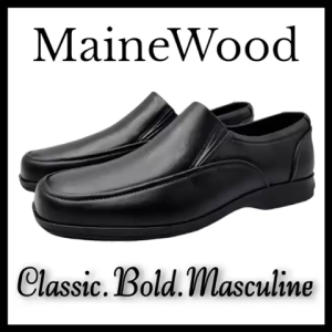 MaineWood Washington Mens Non-Slip Square-Toe casual waterproof rubber shoes