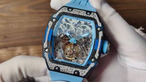 HAOFA 1901-3 CRYSTAL BEZEL TOURBILLON WATCH