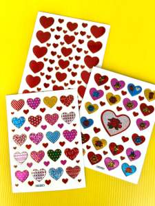 Stars Sticker Heart Alphabet Animals Heart Cute Sticker Set 3 or 4 or 5 or 6 Sheets Good Quality [SG Seller] Gold Color Trimming Stars Colorful Sticker Shinny Stars Big Small Star Gold Star Silver Star Red Blue Green Purple Star mygiftskingdom